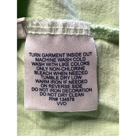 Vineyard Vines Green Graphic Whale Tee Shirt Youth Size M - Picture 4 of 4